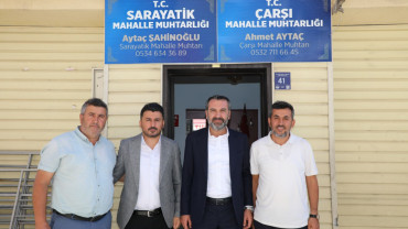 Başkan Şerifoğulları Muhtarlar, Esnaflar ve Vatandaşlarla Bir Araya Geldi