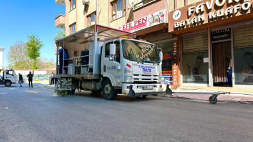 Elazığ Belediyesi Tarafından, Asfaltlanan Yolların Çizgileri Çekildi