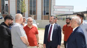 Saha İncelemelerini Sürdüren Başkan Şahin Şerifoğulları'ndan Yoğun Tempo