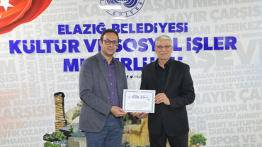 Elazığ Belediyesi Yazarlık Atölyesi'nde Sertifika Töreni