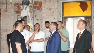 Başkan Şerifoğulları, Tarihi Öğretmenevi'nde İncelemelerde Bulundu