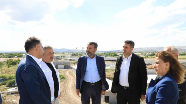 Başkan Şerifoğulları, İleri Biyolojik Atık Su Arıtma Tesisi'nde İncelemelerde Bulundu