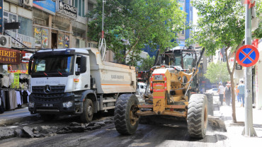 Şehit İlhanlar Caddesi'nde Çalışmalar Başladı