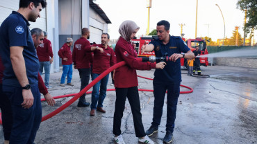 Elazığ İtfaiyesi'nden HARKUT'a Yönelik Yangın Eğitimi