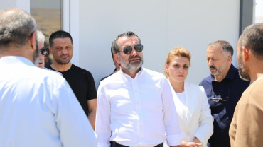 Başkan Şerifoğulları, Briketçi-Kiremitçiler Sitesi İnşaat Alanında İncelemede Bulundu