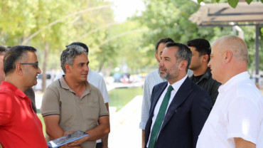 Başkan Şerifoğulları, Hazardağlı Kavşağı Düzenleme Çalışmalarını Yakından Takip Ediyor