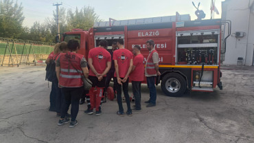 Elazığ Belediyesi İtfaiyesinden SAR Ekibine Destek Eğitimi