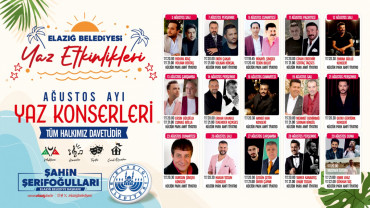 Elazığ Belediyesi'nden Müzik Ziyafeti Sürüyor