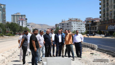 Başkan Şerifoğulları, Hazardağlı Kavşağı'nda İncelemede Bulundu