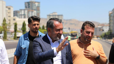 Başkan Şerifoğulları, Hazardağlı Kavşağı'nda İncelemede Bulundu