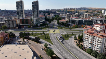 Hazardağlı Kavşağı'nda Çalışmalar İlerliyor