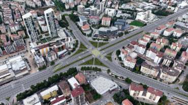 Hazardağlı Kavşağı'nda Çalışmalar İlerliyor