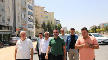 Başkan Şerifoğulları Hazardağlı Kavşağı'nda İncelemelerde Bulundu