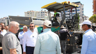 Başkan Şerifoğulları Hazardağlı Kavşağı'nda İncelemelerde Bulundu