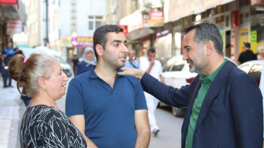 Saha İncelemelerini Sürdüren Başkan Şerifoğulları, Vatandaşlarla Bir Araya Geldi