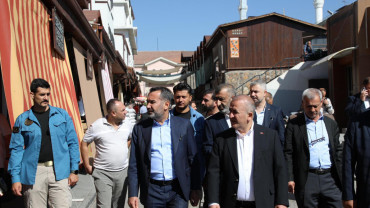 Vali Hatipoğlu ve Başkan Şerifoğulları, Esnaflarla Bir Araya Geldi