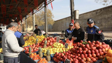 Elazığ Belediyesi Zabıta Ekiplerinden Pazar Yerlerine Denetim