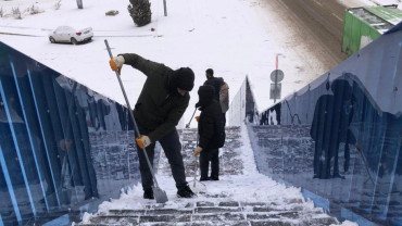 Elazığ Belediyesi Karla Mücadele Ekipleri Sahada