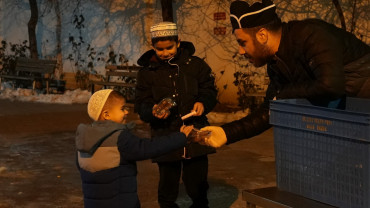 Tarihi Harput'ta Kar Temizliği