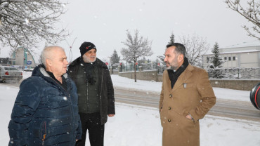 Başkan Şerifoğulları, Karla Mücadele Çalışmalarını İnceledi