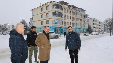 Başkan Şerifoğulları, Karla Mücadele Çalışmalarını İnceledi