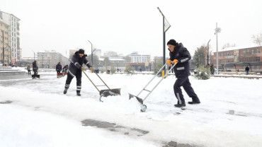İstasyon Caddesi ve Meydanlarda Çalışma Yapıldı