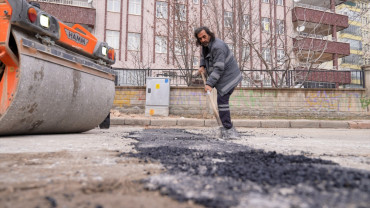 Elazığ Belediyesi, Asfalt Yama Uygulamalarını Sürdürüyor