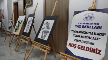 Elazığ Belediyesi'nden Resim Sergisi