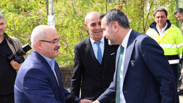 Şahinkaya Mahallesi Doğal Gaza Kavuşuyor, İlk Kazma Vuruldu