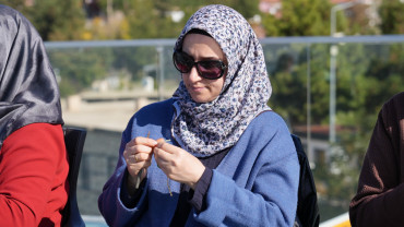 ESMEK'ten Harput Cam Seyir Terası'nda Örgü Etkinliği