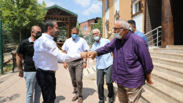Başkan Şerifoğulları Ehlibeyt Cemevi'ni Ziyaret Etti