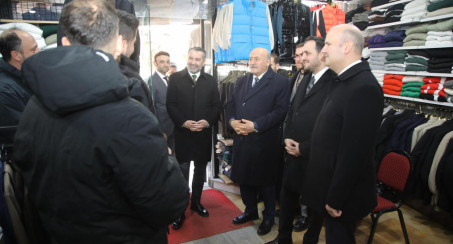 Genel Başkan Yardımcısı İleri ve Başkan Şerifoğulları, Esnaflarla Bir Araya Geldi