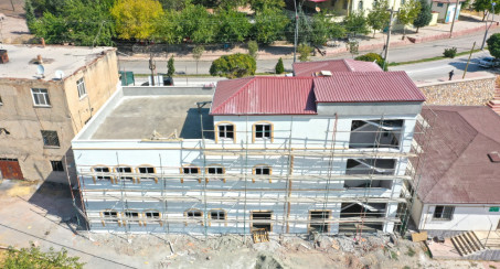 Gümüşkavak Ek Hizmet Binası İnşaatında Sona Yaklaşıldı