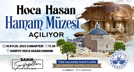 Hoca Hasan Hamam Müzesi Açılıyor