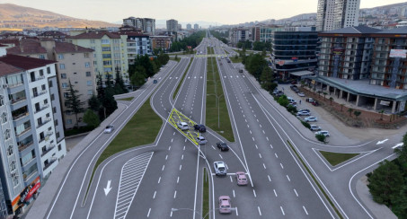 Hazardağlı Kavşağı'nda Çalışmalar İlerliyor