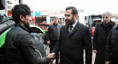 BAŞKAN ŞERİFOĞULLARI SANAYİ MAHALLESİ ESNAFINI ZİYARET ETTİ