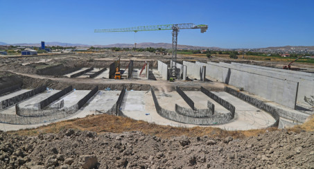 İleri Biyolojik Atık Su Arıtma Tesisi İlerliyor