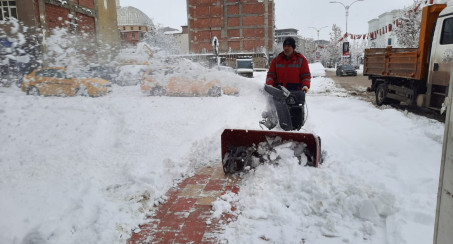 Karla Mücadelenin Kahramanları 24 Saat Görevleri Başında