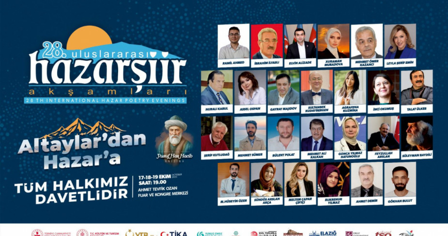 28. Uluslararası Hazar Şiir Akşamları Başlıyor