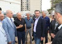 Başkan Şerifoğulları Akpınar Mahallesi Yeni Yaşam Alanı'nda İncelemelerde Bulundu
