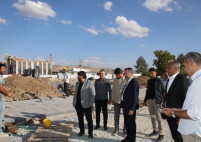Başkan Şerifoğulları Doğu Park’ta İncelemelerde Bulundu