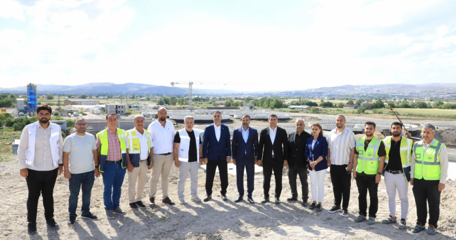 Başkan Şerifoğulları, İleri Biyolojik Atık Su Arıtma Tesisi’nde İncelemelerde Bulundu
