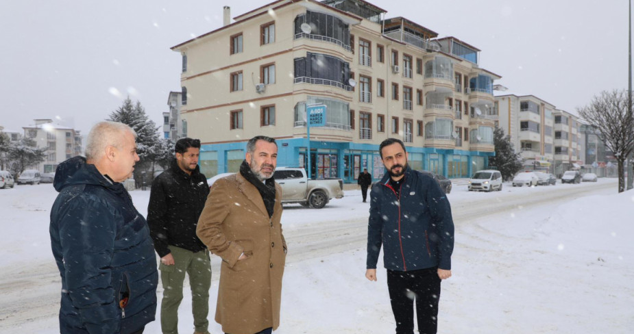 Başkan Şerifoğulları, Karla Mücadele Çalışmalarını İnceledi