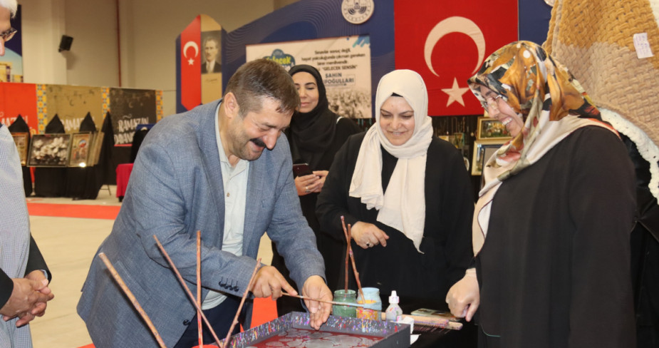 Elazığ Belediyesi’nin Kursiyerlerinden Yıl Sonu Sergisi