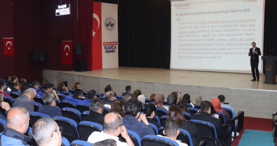 Elazığ Belediyesi Personeline Yönelik KVKK Semineri Verildi