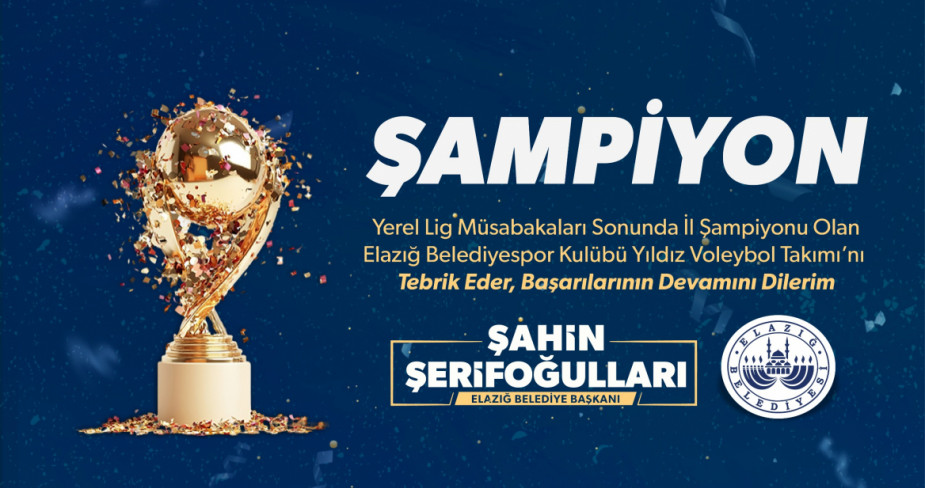Elazığ Belediyespor Kulübü Voleybol Takımı, Şampiyon Oldu