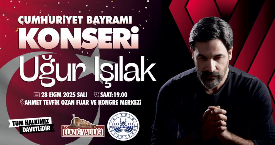 Elazığ, Cumhuriyet’in 102. Yılını Coşkuyla Kutluyor