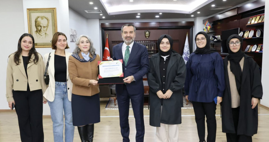 Fırat Üniversitesi Fizik Bölümü'nden Başkan Şerifoğulları’na Ziyaret