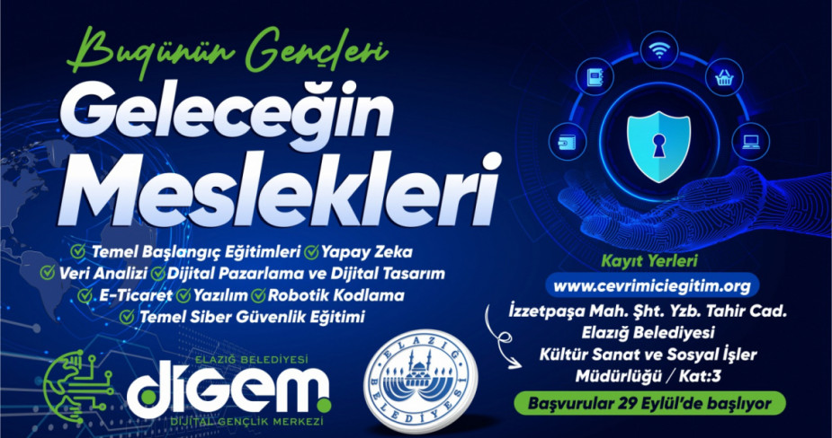 Geleceğin Meslekleri Yeni Dönem Eğitim Programı Başlıyor