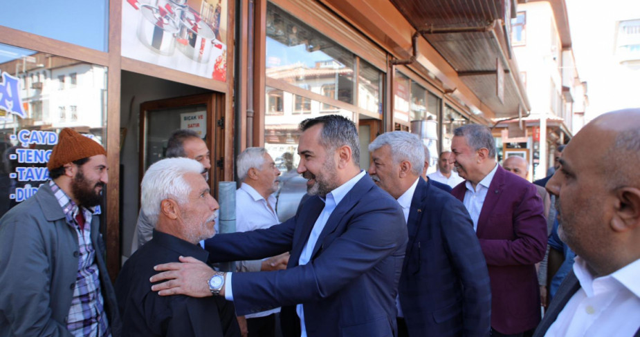 Vali Hatipoğlu ve Başkan Şerifoğulları, Esnaflarla Bir Araya Geldi